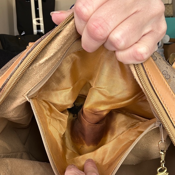 Gucci Vintage Boston Style Satchel Micro GG Coated Canvas 1980s w/ strap & COA - Picture 14 of 14